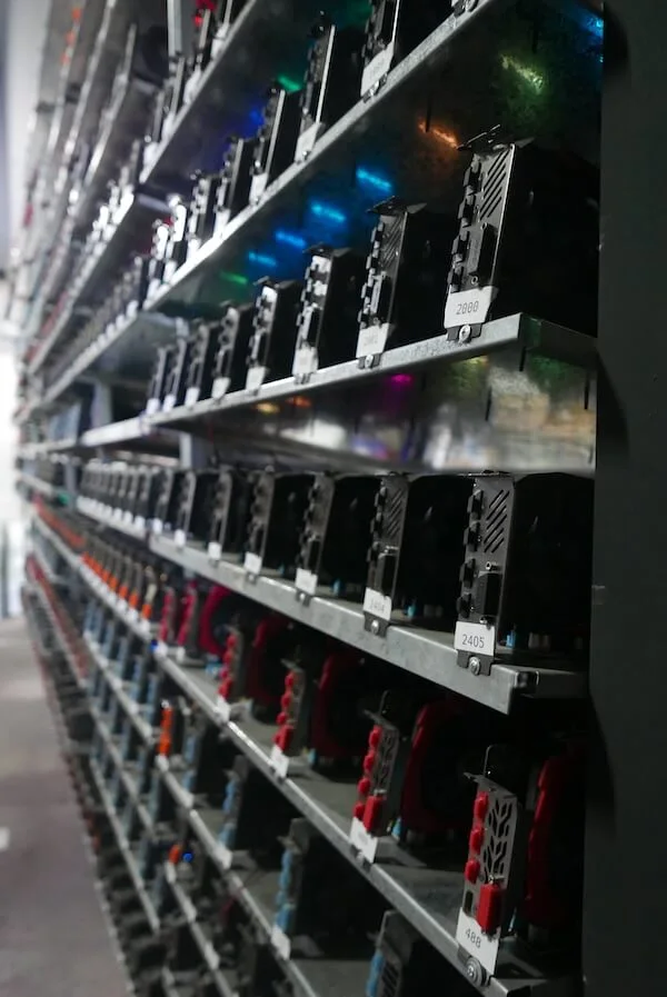 Numbered processing units in the RecoverCoins facility